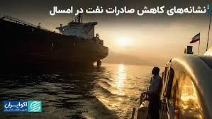 نشانههای کاهش صادرات نفت در امسال