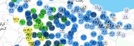 رکوردداران بارش باران در ایران در 24 ساعت اخیر