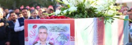 شهید آتش نشان دارابی با یارانش وداع کرد+ تصاویر