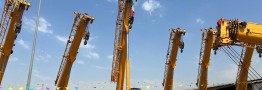 ۲۰ جرثقیل فوق سنگین و ۱۲ تجهیز آتش&zwnj;نشانی وارد چرخه حمل و نقل کشور شد