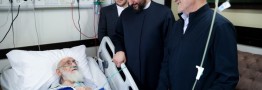 رئیس‌جمهور از آیت‌الله نوری همدانی عیادت کرد
