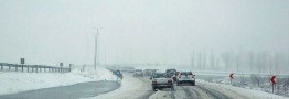 بارش برف و باران در جاده&zwnj;های ۸ استان کشور