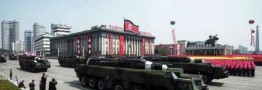 موشک‌های کره شمالی روی تریلرهای چین